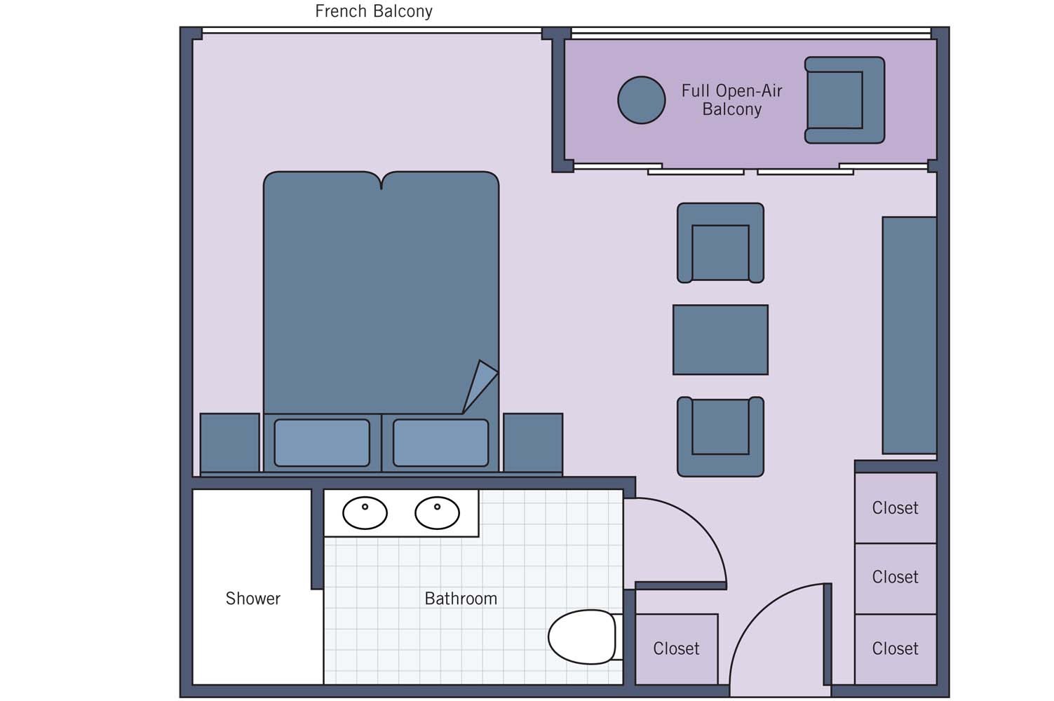 UNI Antoinette Suite floor plan
